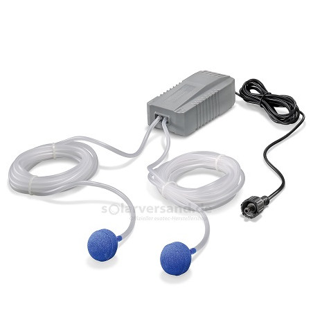 Esotec Solar Teichbelüfter "Duo 200 pro", 6-9V, 2 x 10 l/Std.