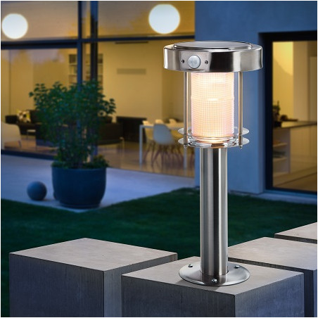 Esotec Solar PIR Stableuchte "Ancona PRO 42", 6 LED