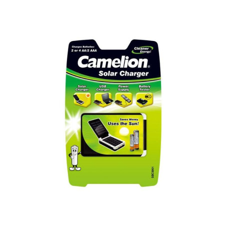 Camelion Solar-Ladegerät für AA und AAA Akkus