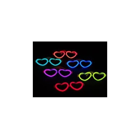 HM Knicklicht Herzbrillen, 6 Stück assortiert, Farb Mix | 1862