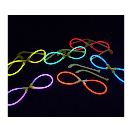 HM Knicklicht X-Brillen, 6 Stück assortiert, Farb Mix | 1861