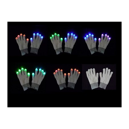 HM LED-Handschuhe in schwarz oder weiss | 1857