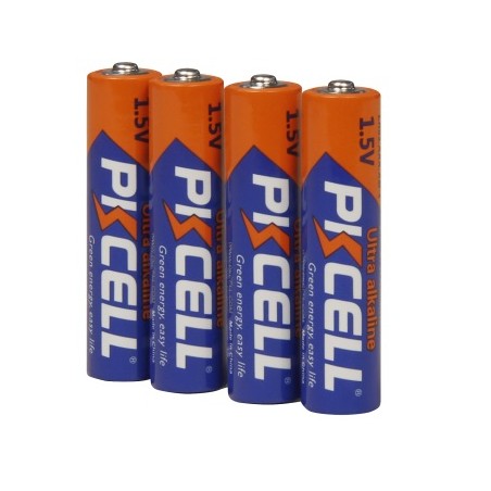 PKCELL AAA/LR03 Super Alkaline Batterie, 1.5V