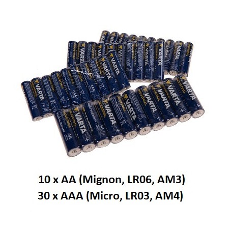 Varta AA/LR06 und AAA/LR03 Alkaline Batterie, 1.5V | 3455