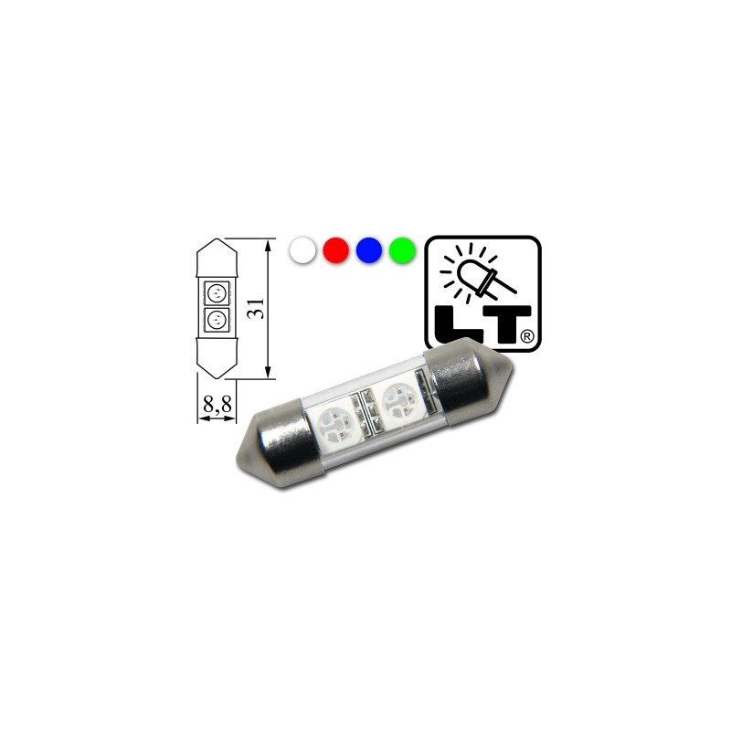LED 12V COB SMD Soffitte 31mm Weiß Innenraum Lampe Beleuchtung