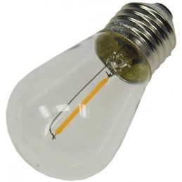 Star Trading LED Lampe, Birne Fila G45, E27, 12V/24V AC/DC, 2.0W