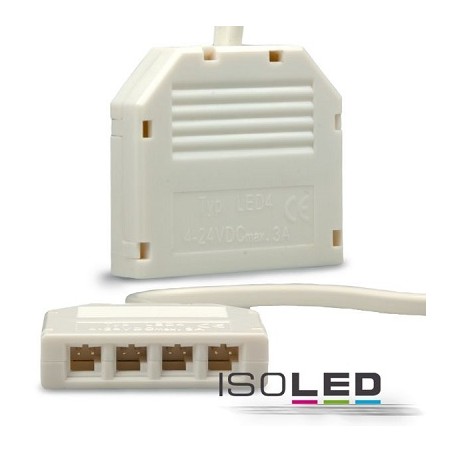 Isoled 2 Pol Verteilerbox "MiniAMP" 4 fach, 60cm