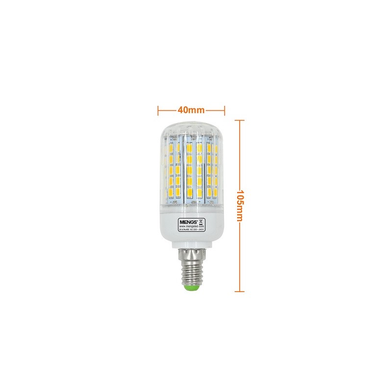 MENGS LED Lampe, Korn- Kolbenlampe E14, 15W, dimmbar | 4349