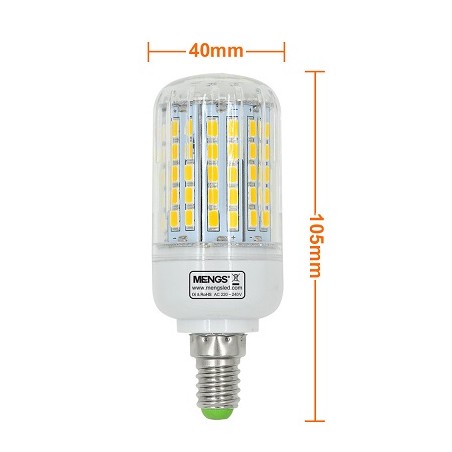 MENGS LED Lampe, Korn- Kolbenlampe E14, 15W, dimmbar | 4349