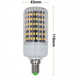 MENGS E14 LED Lampe, Korn- Kolbenlampe, 15W 2