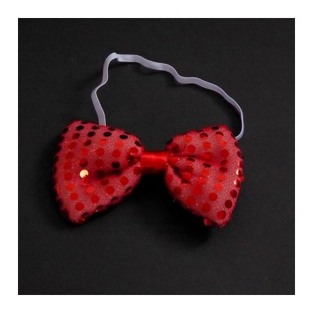 HM LED Pailetten-Fliege, multicolor LED'S, 3 Leuchtmodi