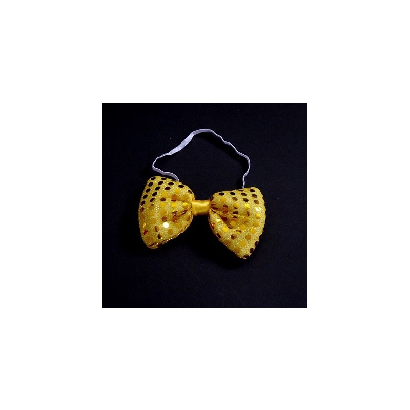 HM LED Pailetten-Fliege, multicolor LED'S, 3 Leuchtmodi