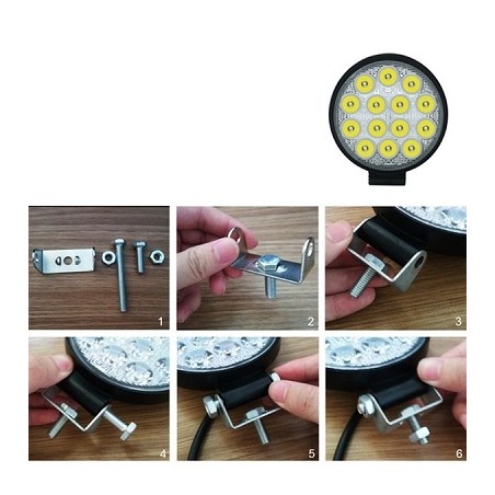 HM LED-Arbeitsscheinwerfer "Mini_42WR", 10/42W, 10V-30V