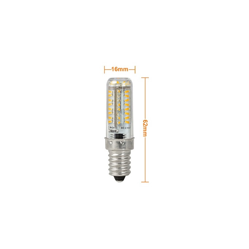 MENGS E14 LED Lampe, Korn- Kolbenlampe, 4W, dimmbar