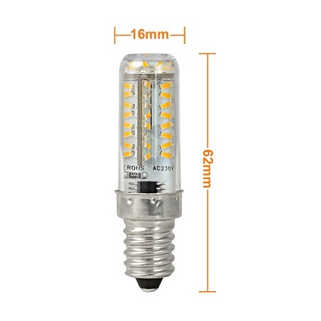 MENGS E14 LED Lampe, Korn- Kolbenlampe, 4W, dimmbar