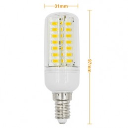MENGS E14 LED Lampe, Korn- Kolbenlampe, 8W 2