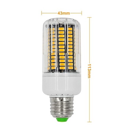 MENGS E27 LED Lampe, Korn- Kolbenlampe, 18W