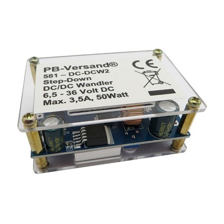 PB 2 in 1 Step-Down DC/DC Wandler, Out: 1.2-32V DC, 50W