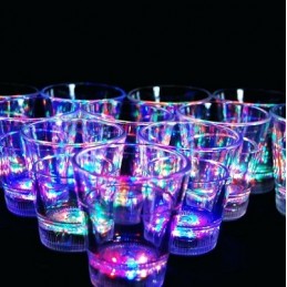 HM LED-Shot Glas "RGB",...
