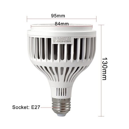 MENGS E27 LED Lampe, Spot/Reflektor "PAR30L", 25W