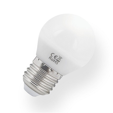 SW LED Lampe, Birne "MINI" E27, 5W, matt