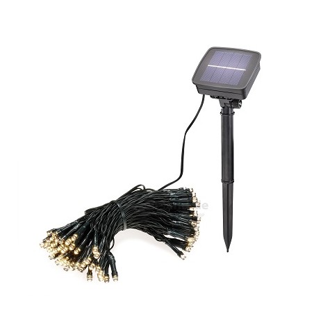 Esotec LED Solar-Lichterkette "100-WW2", 0.4W, 100 LED