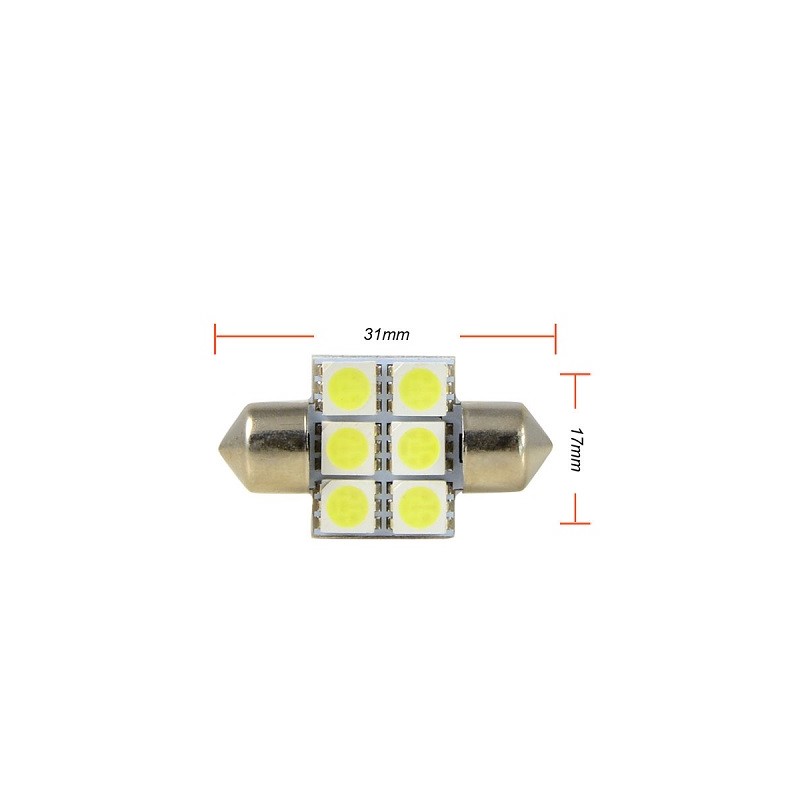 MENGS LED-Soffitte SV8.5, C5W, 1.8W, 31mm | 3922