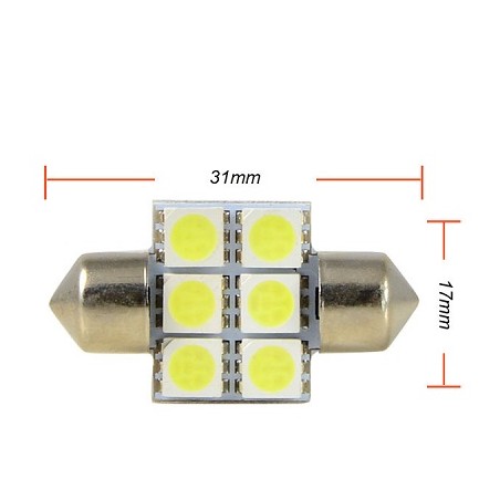 MENGS LED-Soffitte SV8.5, C5W, 1.8W, 31mm | 3922