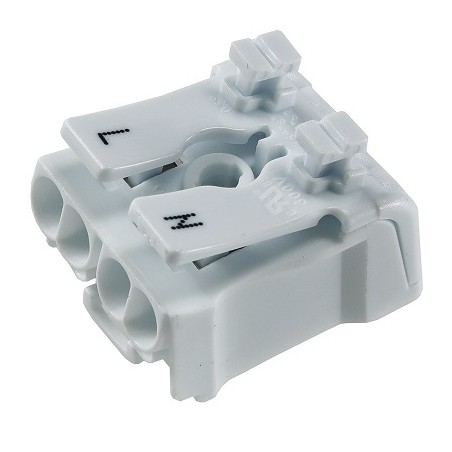 HM Lüsterklemme, 2-polig mit Hebel, 0.5-2.5mm² | 3977