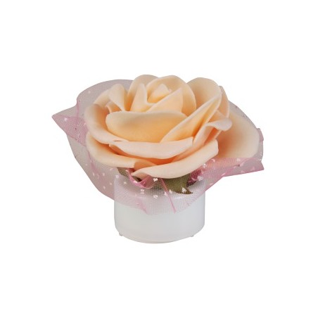 HM LED-Weihnachtsdekolicht "Rose" (Teelicht) | 2820