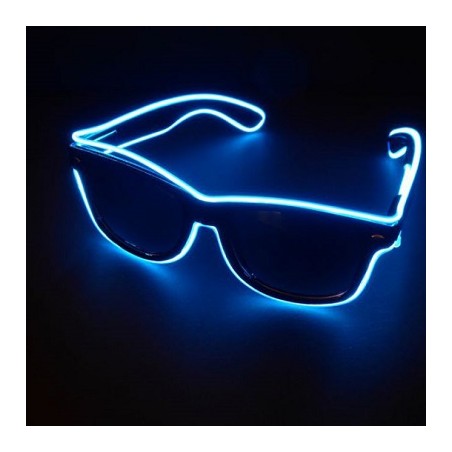 HM Leuchtbrille "EL Wire", komplett, 3 Leuchtmodi