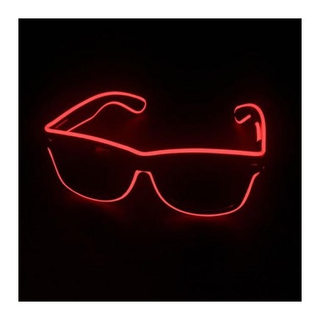 HM Leuchtbrille "EL Wire", komplett, 3 Leuchtmodi