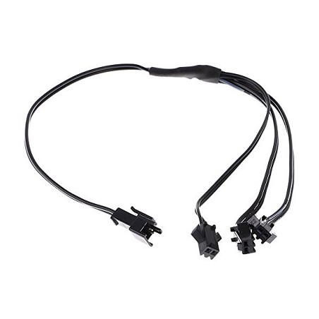 HM EL Wire Lichtschnur "SPLIT3", 3 fach Verteiler