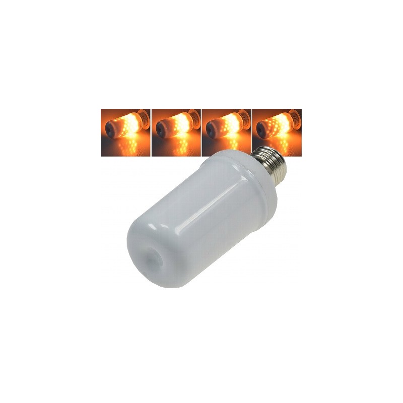 Chilitec E27 LED Lampe, Korn "Flammen Lampe" T45, 3W