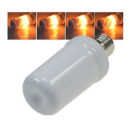 Chilitec E27 LED Lampe, Korn "Flammen Lampe" T45, 3W