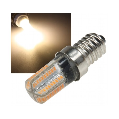 Chilitec E14 LED Lampe, Korn- Kolbenlampe "Mini", 3.5W, 72 SMDs