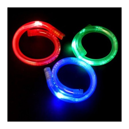 PB LED Armreif in Glasfaser-Optic, blinkende LEDs | 2965