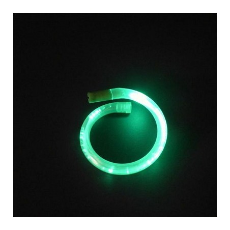 PB LED Armreif in Glasfaser-Optic, blinkende LEDs | 2965