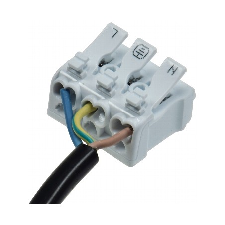 Chilitec Lüsterklemme, 3-polig mit Hebel, 0.5-2.5mm² | 2970
