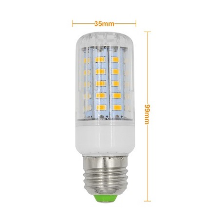 MENGS E27 LED Lampe, Korn- Kolbenlampe, 7W, dimmbar