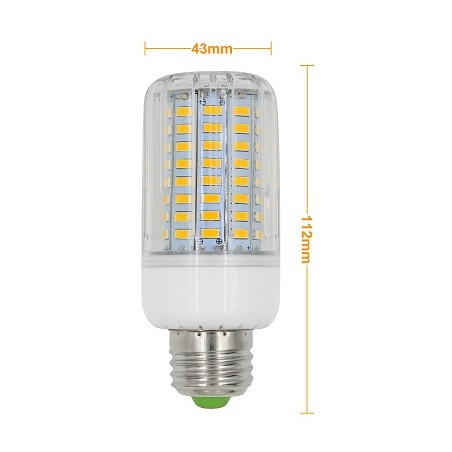 MENGS LED Lampe, Korn- Kolbenlampe E27, 12W, dimmbar | 3145