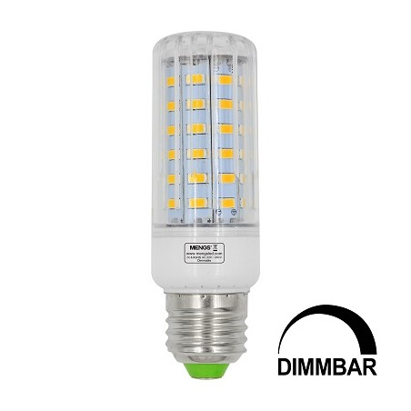 MENGS LED Lampe, Korn- Kolbenlampe E27, 9W, dimmbar