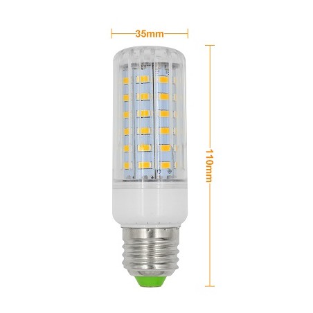 MENGS LED Lampe, Korn- Kolbenlampe E27, 9W, dimmbar