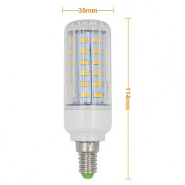 MENGS E14 LED Lampe, Korn- Kolbenlampe, 9W, dimmbar 2