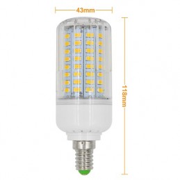 MENGS E14 LED Lampe, Korn- Kolbenlampe, 12W, dimmbar 2