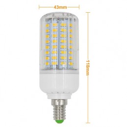 MENGS LED Lampe, Korn- Kolbenlampe E14, 12W, dimmbar