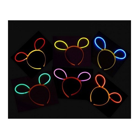 HM Knicklicht Haarreifen, 6 Stück assortiert, Farbenmix | 3244