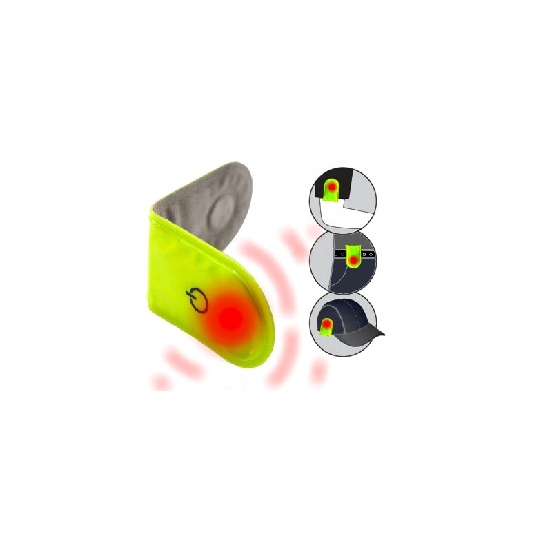 HM LED-Sicherheitslicht mit Magnet-Verschluss faltbar