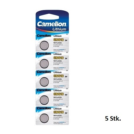 Camelion CR1616 - Lithium Knopfzelle, 3V