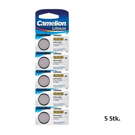 Camelion CR2025 - Lithium Knopfzelle, 3V